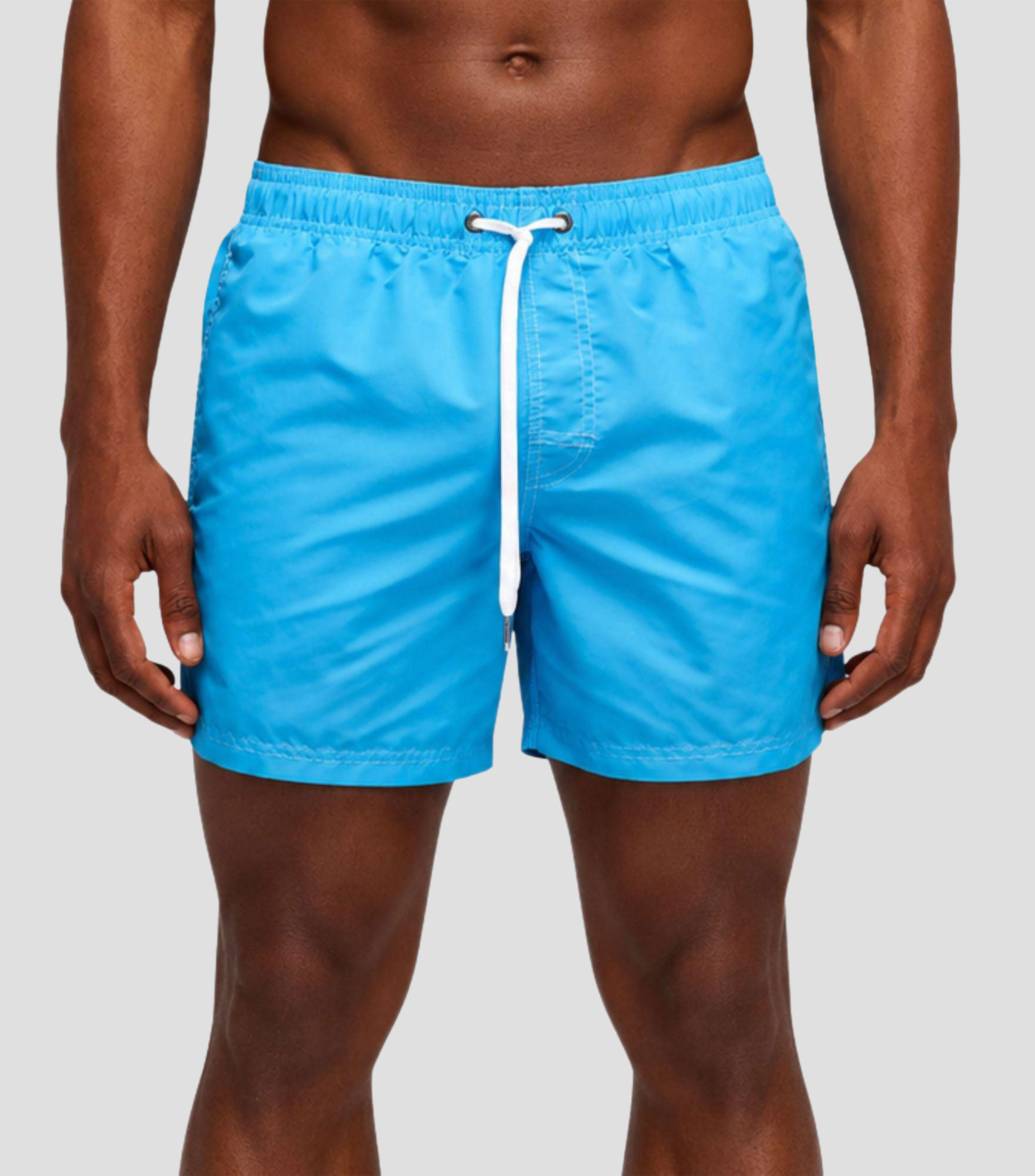 Traje de baño corto liso Hombre